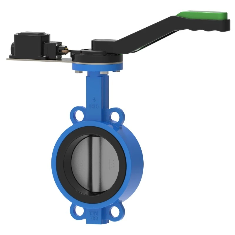 Pârghie acționată cu semnal Wafer Butterfly Valve Touch Active