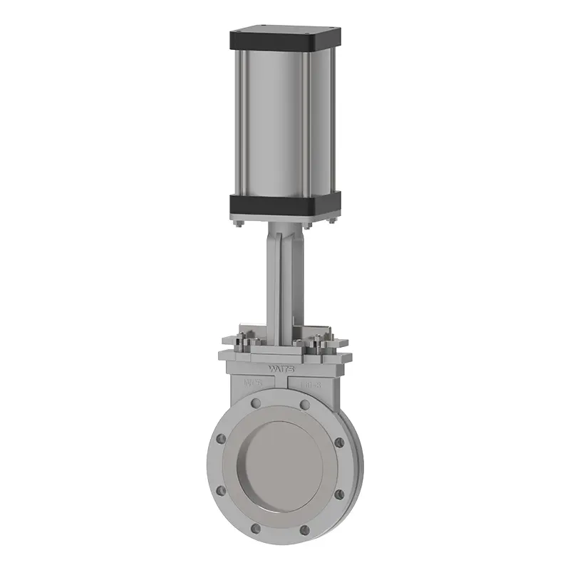 Supapă de poartă cu cuțit pneumatic
