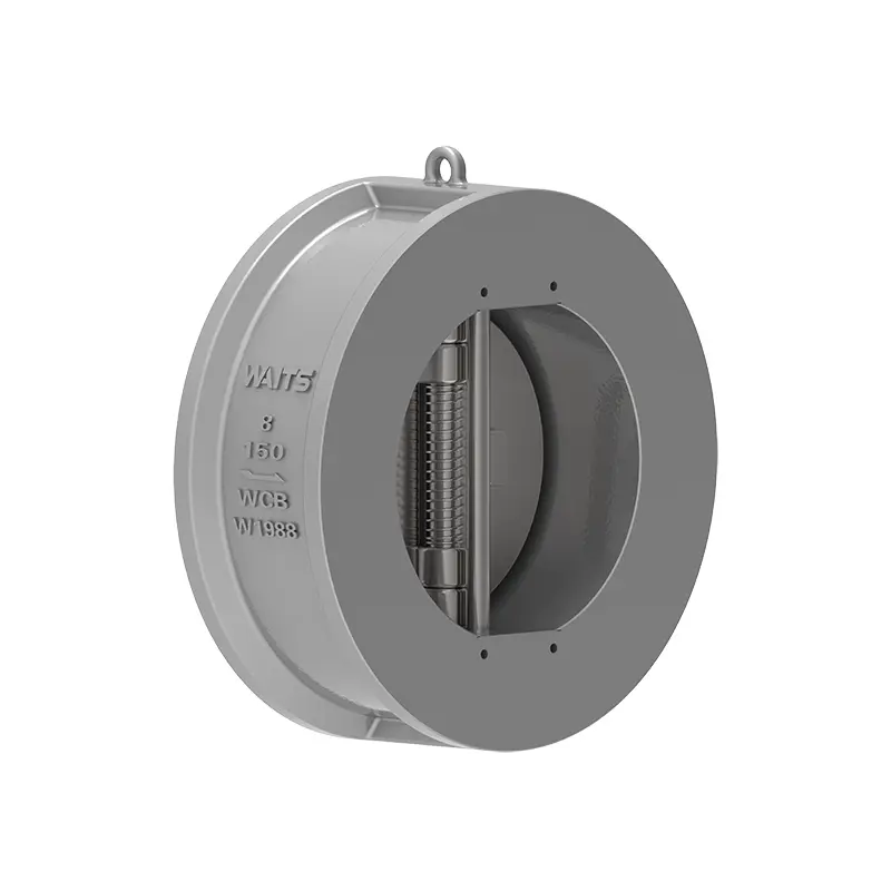 Supapă de reținere cu două plăci cu etanșare moale